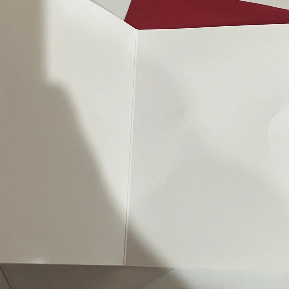 Retro 1997 Greeting Card with Red Envelope New
